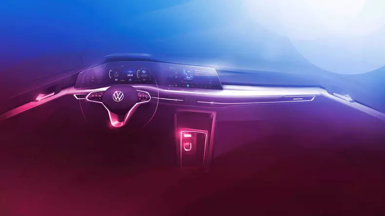 The all-new Golf (design sketch)