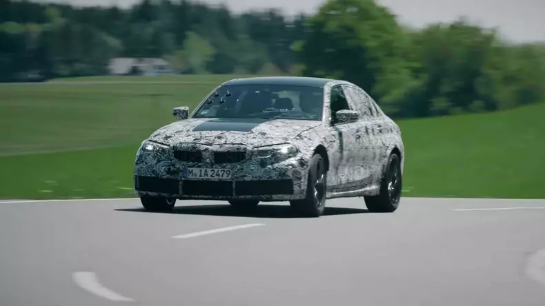 BMW M3 G80, teste pe Nurburgring