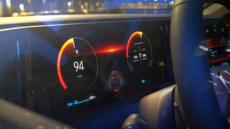 Interior Megane E-Tech 001