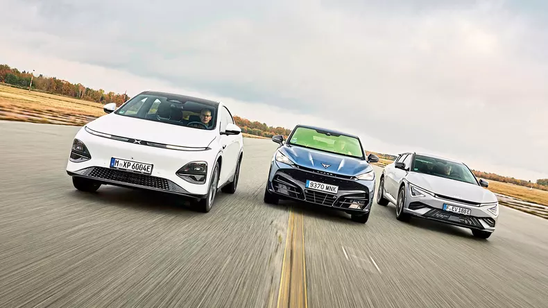 VT Cupra Tavascan Kia EV6 Xpeng G9