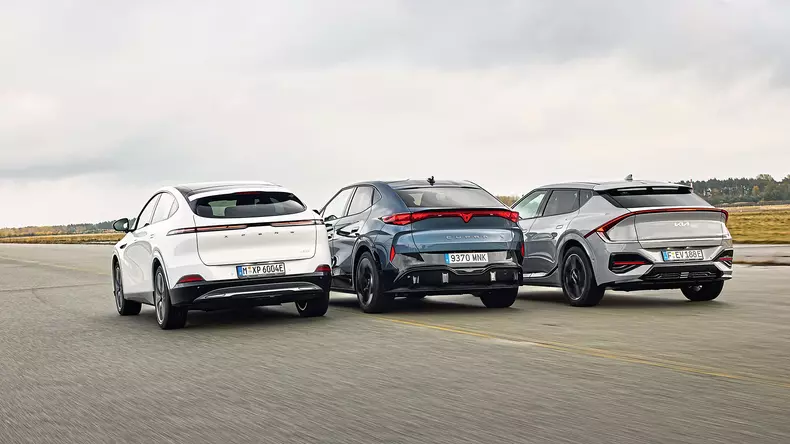 VT Cupra Tavascan Kia EV6 Xpeng G9