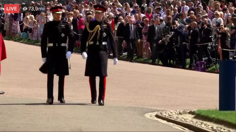 Primele imagini de la nunta prințului Harry cu Meghan Markle (1)