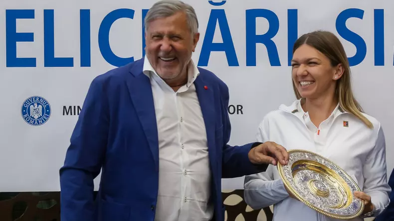 Simona Halep Ilie Nastase
