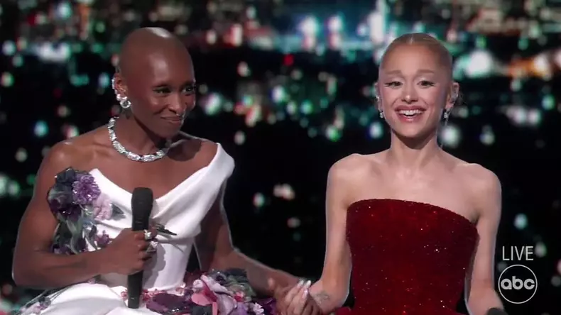 Ariana Grande and Cynthia Erivo kick off the Oscars with stunning musical medley