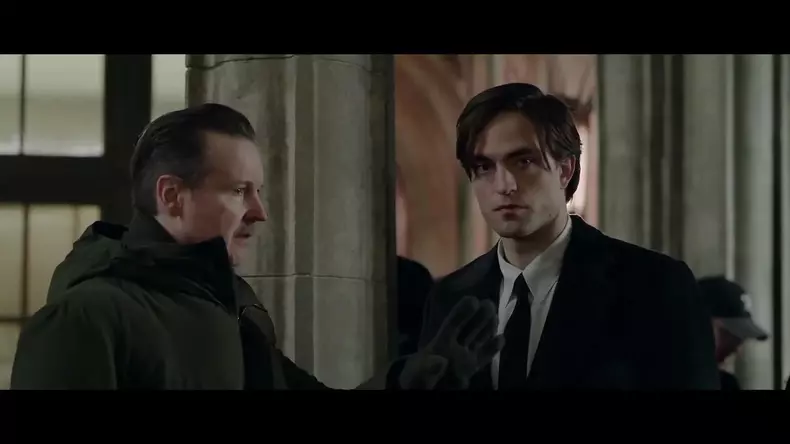 The Batman trailer/behind the scenes