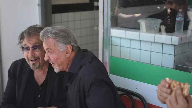 Secvență din serialul documentar The Family Stallone, de pe SkyShowtime