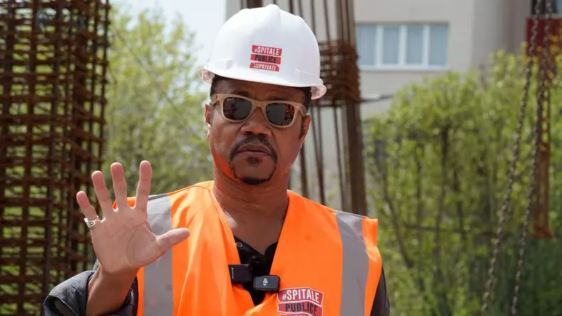 BUCURESTI - SOCIAL - VIZITA - CUBA GOODING JR - SPITAL OBREGIA