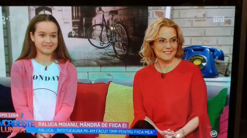 Raluca Moianu şi fiica ei, Mara Ilinca