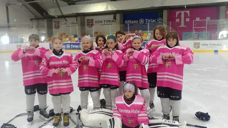 Simona Halep are propria echipă de hochei