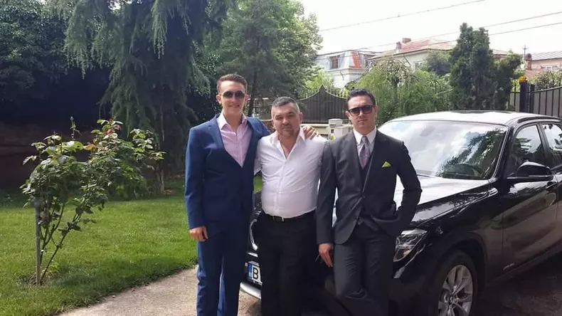 Leonard Doroftei, alături de băieţii lui