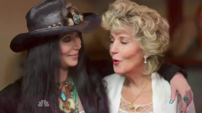 Cher left embarrassed after Jay Leno brings out mugshot of her after she was arrested at the age of 13