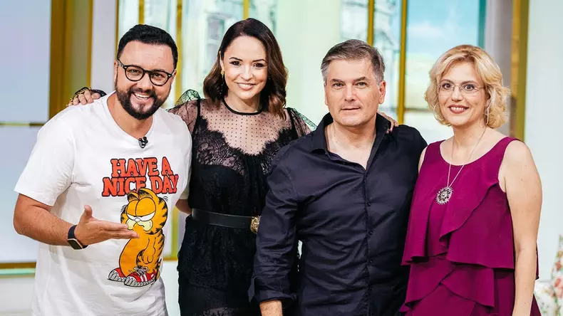 Mircea Radu si Andreea Marin colegi