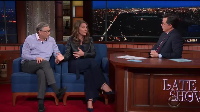 Bill Gates rules out a presidential run in 2020 as he appears on The Late Show with wife Melinda