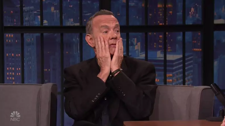 Tom Hanks explains his love of crashing weddings, as he appears on Late Night With Seth Meyers