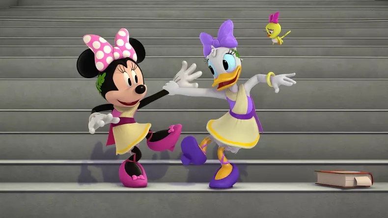 MINNIE MOUSE, DAISY DUCK