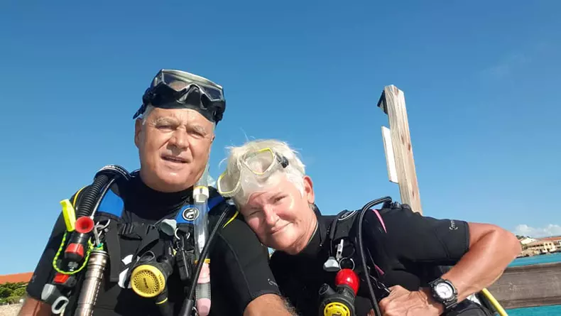 Monica Tatoiu și soțul ei Victor