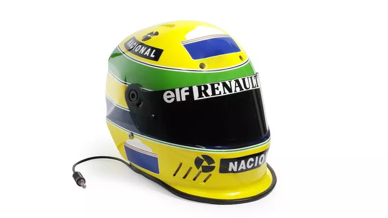 Casca lui Ayrton Senna originala