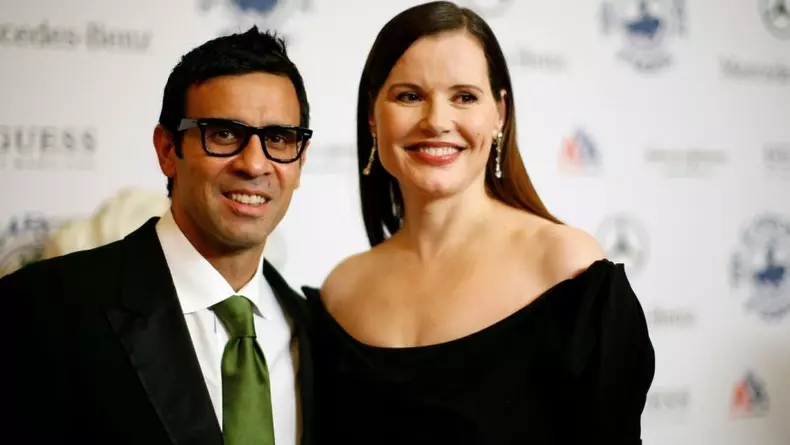 Geena Davis și Dr. Reza Jarrahy - după 16 ani de mariaj