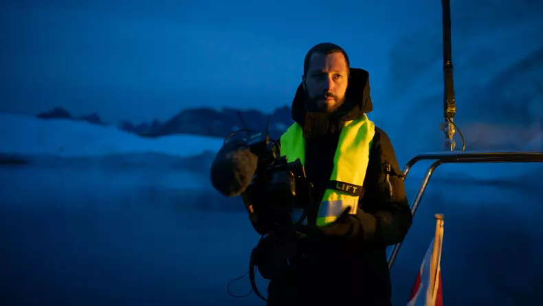 In Kulusuk, Greenland, Friday, Aug. 16, 2019. (AP Photo/Felipe Dana)