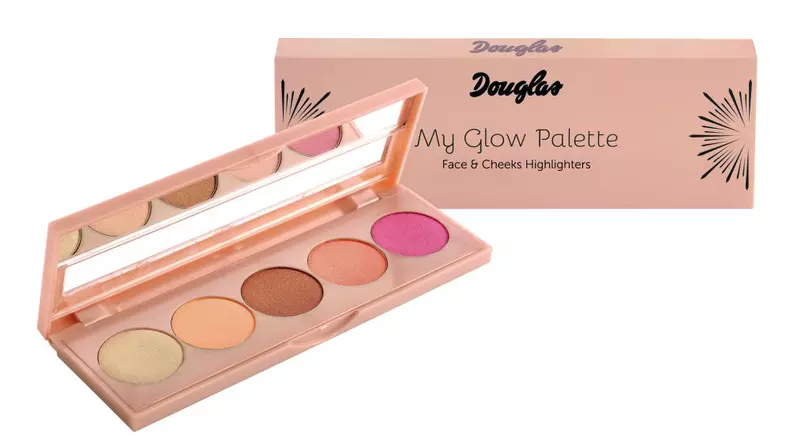 Paletă iluminatoare, Douglas, My Glow Palette, 89 lei
