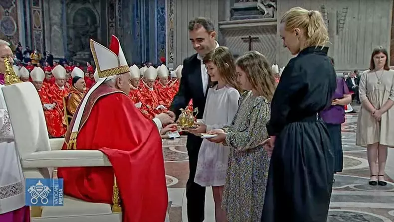 Papa Francisc si Andrei Tudor