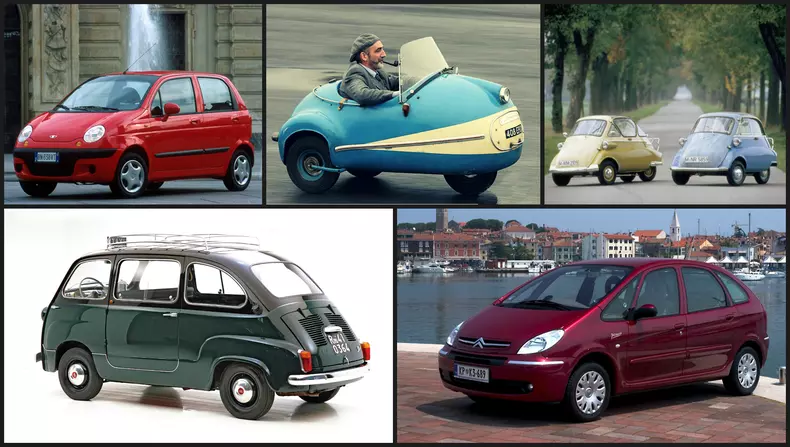 Top 5 mașini de forma unui ou