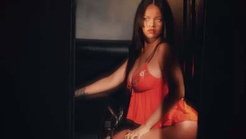 New mum Rihanna looks stunning modelling own label undies