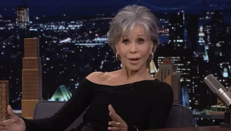 Jane Fonda la Tonight Show