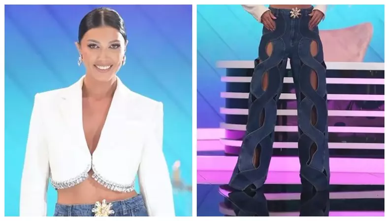 Cat costă blugii purtați de Ilinca Vandici la Bravo, ai stil