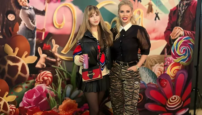 Andreea Bănică și fiica ei