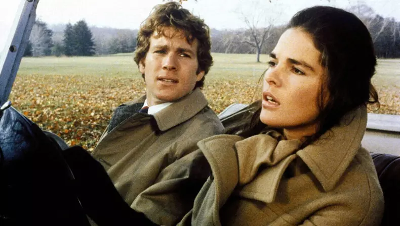 Ryan O'Neal și Ali MacGraw, "Love Story"