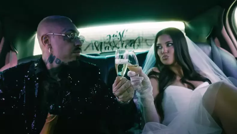 Alex Velea și Antonia, mire și mireasă în videoclipul piesei „Cum Se Împarte Dragostea”