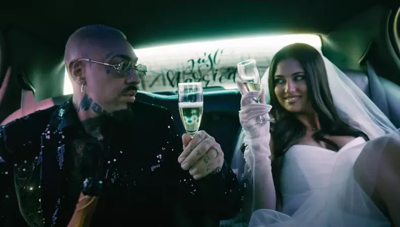 Alex Velea și Antonia, mire și mireasă în videoclipul piesei „Cum Se Împarte Dragostea”