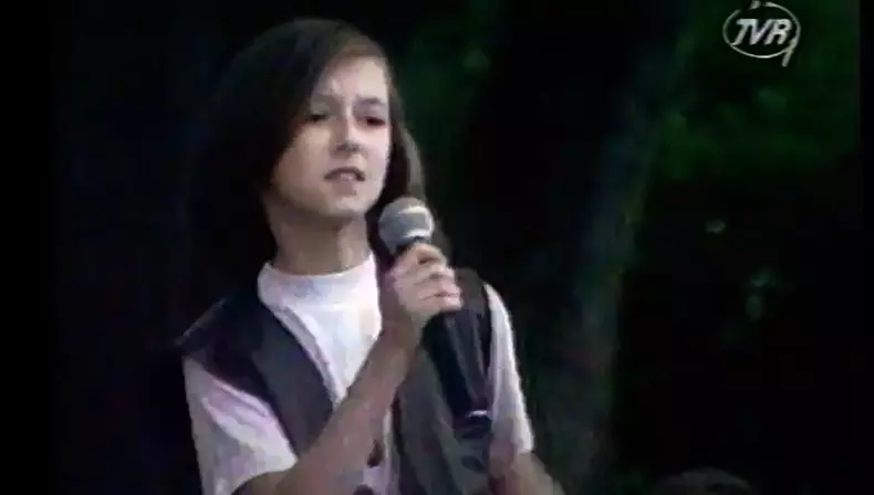Andreea Bălan la prima apariție TV în emisiunea „Ba da, ba nu”