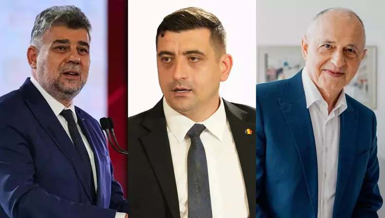 Marcel Ciolacu, George Simion și Mircea Geoană, pe primele 3 locuri în sondajul INSCOP, solicitat de ziarul Libertatea
