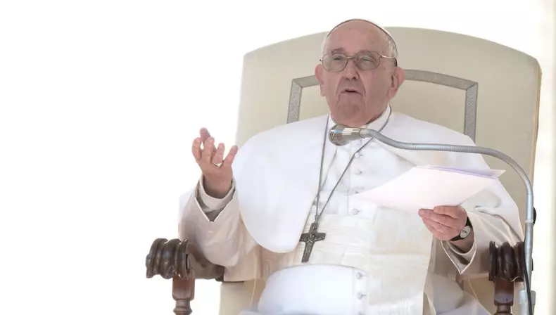 Pope Francis' weekly general audience, St. Peter's square, vatican city, Vatican - 26 Apr 2023