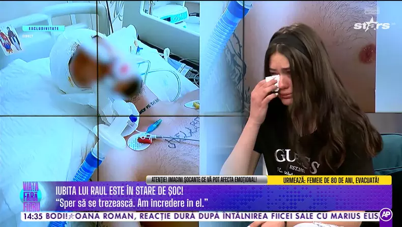 Mara, iubita trapperului Raul WS, în platoul „Viața fără filtru” de la Antena Stars (2)