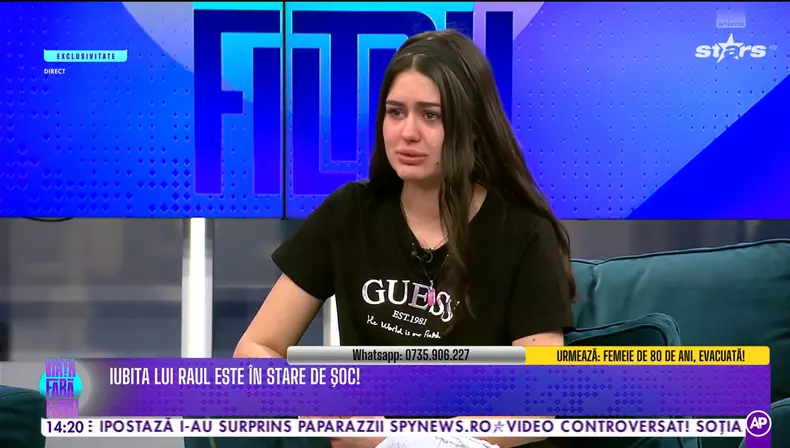 Mara, iubita trapperului Raul WS, în platoul „Viața fără filtru” de la Antena Stars (3)