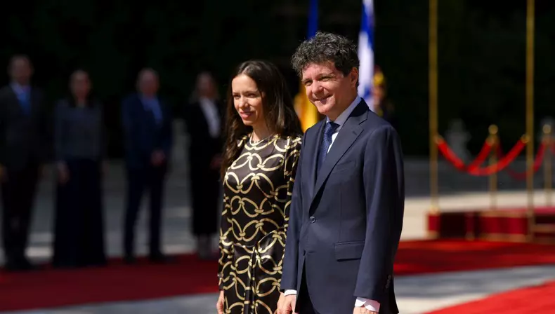 Lecție de stil la Palatul Cotroceni. Cum s-a afișat Mirabela Grădinaru la întâlnirea cu președintele Israelului