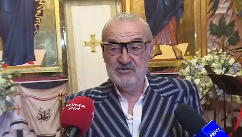 sotia lui gigi becali, aparitie rara