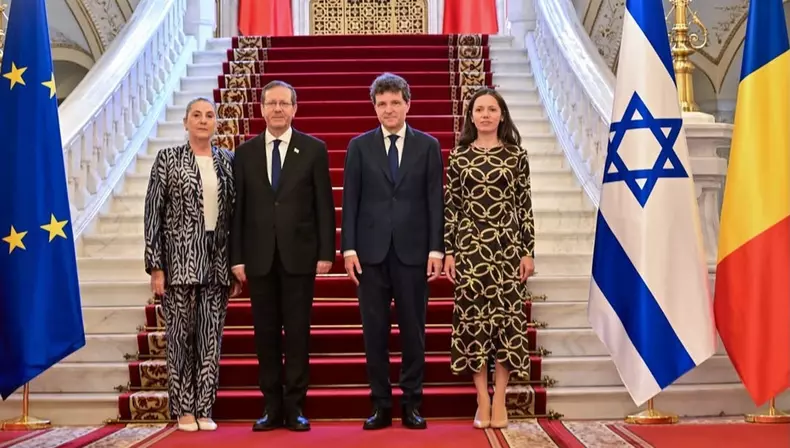 cuplu prezidential Romania Israel