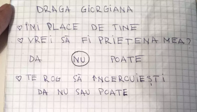 biletel de dragoste