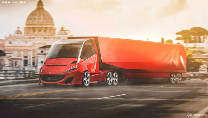 Randare Camion Ferrari