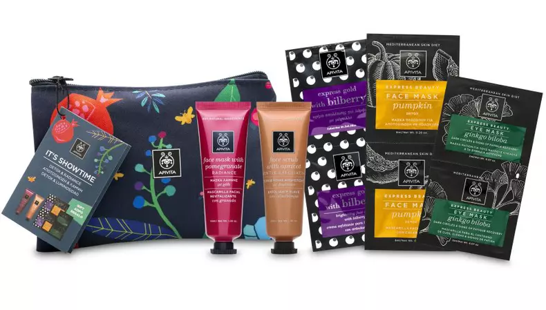 Set cadou măști, Apivita, It’s Show Time, 152 lei