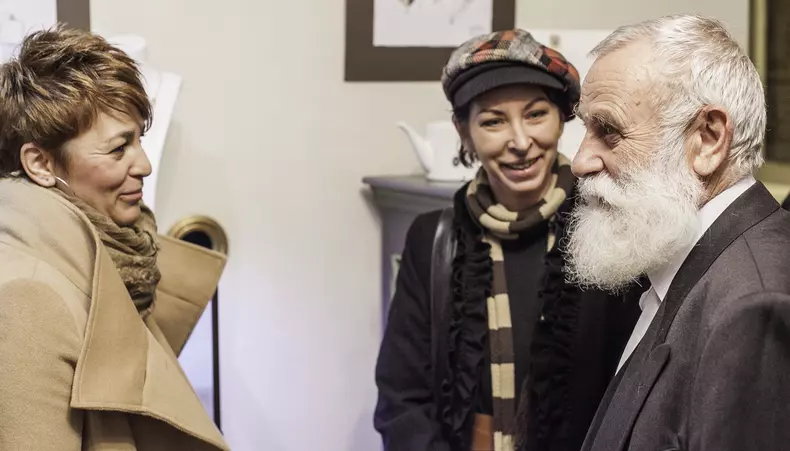 Carmen Avram si maestru Caltia