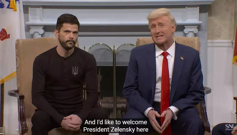 Saturday Night Live stârnește controverse cu parodia întâlnirii Trump-Zelenski (4)