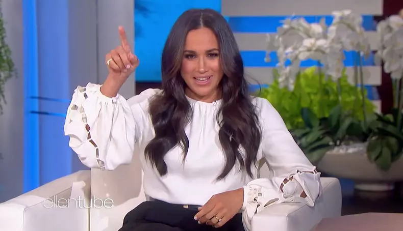 Meghan Markle on the Ellen DeGeneres show