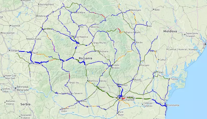 Cum folosim harta interactivă a calității drumurilor din România