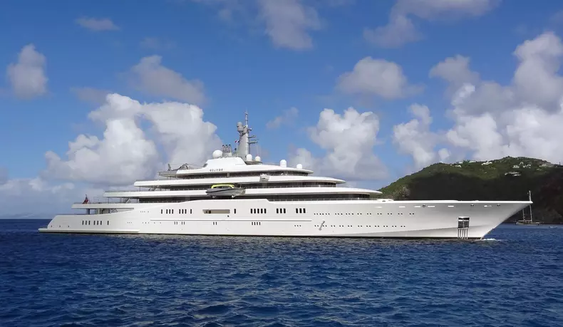EXCLUSIVE: Roman Abramovich, well know as a Russian closest oligarch of president Vladimir Putin. Images show his various yachts and planes worth in excess of a billion dollars
