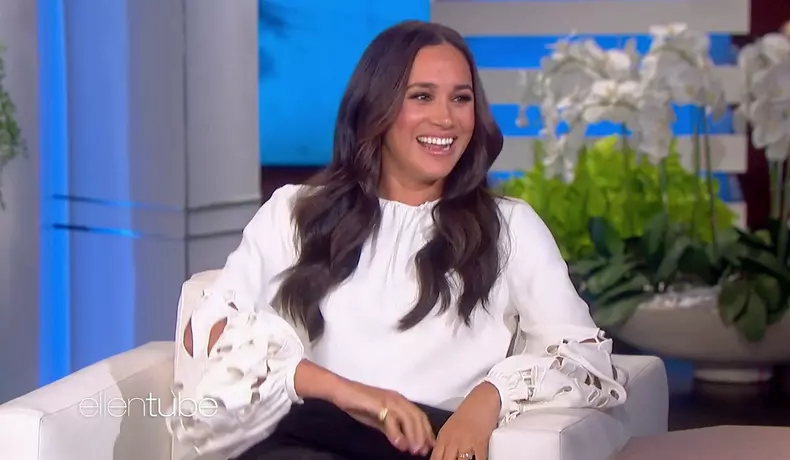 Meghan Markle on the Ellen DeGeneres show